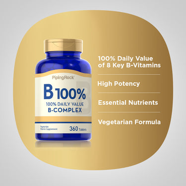 B-100% Daily Value Complex, 360 Vegetarian Tablets