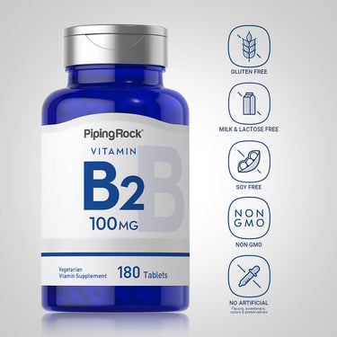 B-2 (Riboflavin), 100 mg, 180 Quick Release Capsules