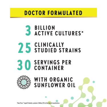 Probiotic 25 Strains 3 Billion Liquid (Organic), 1 fl oz (30ml) Bottle