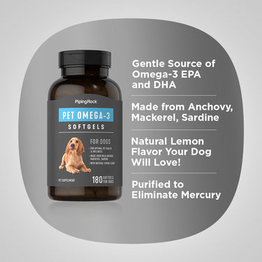 Omega-3 for Dogs, 180 Quick Release Softgels