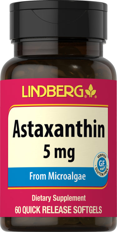 Astaxanthin, 5 mg, 60 Quick Release Softgels