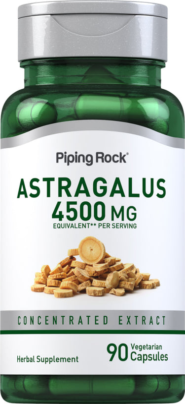 Astragalus Root, 4500 mg (per serving), 90 Vegetarian Capsules