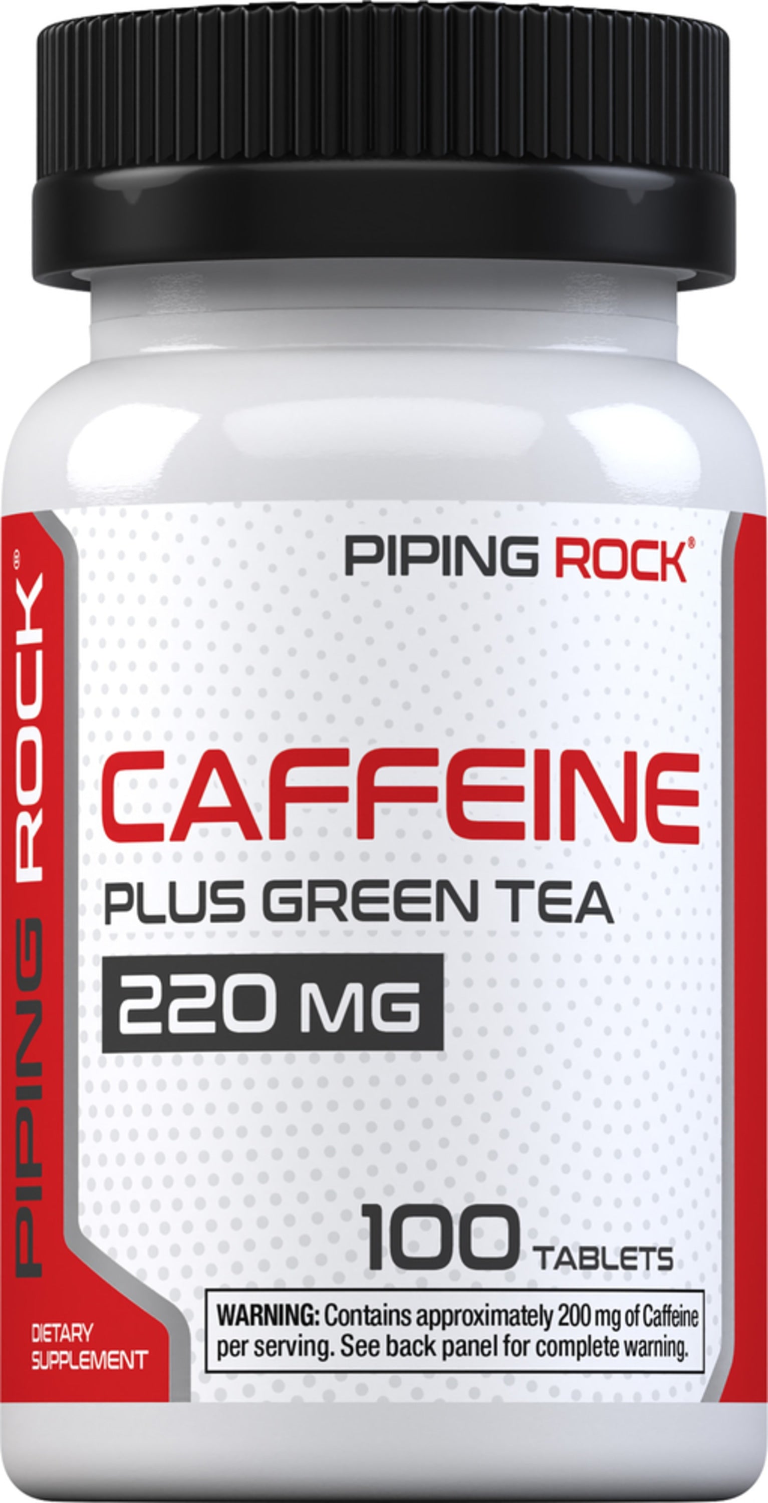 Caffeine Plus Green Tea, 220 mg, 100 Tablets