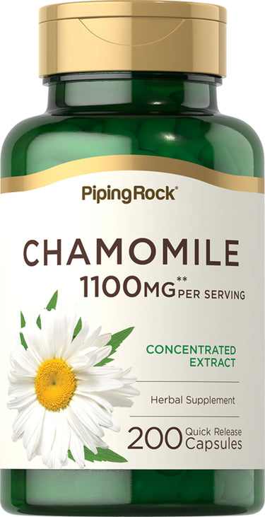 Chamomile Concentrated Extract, 1100 mg (per serving), 200 Quick Release Capsules