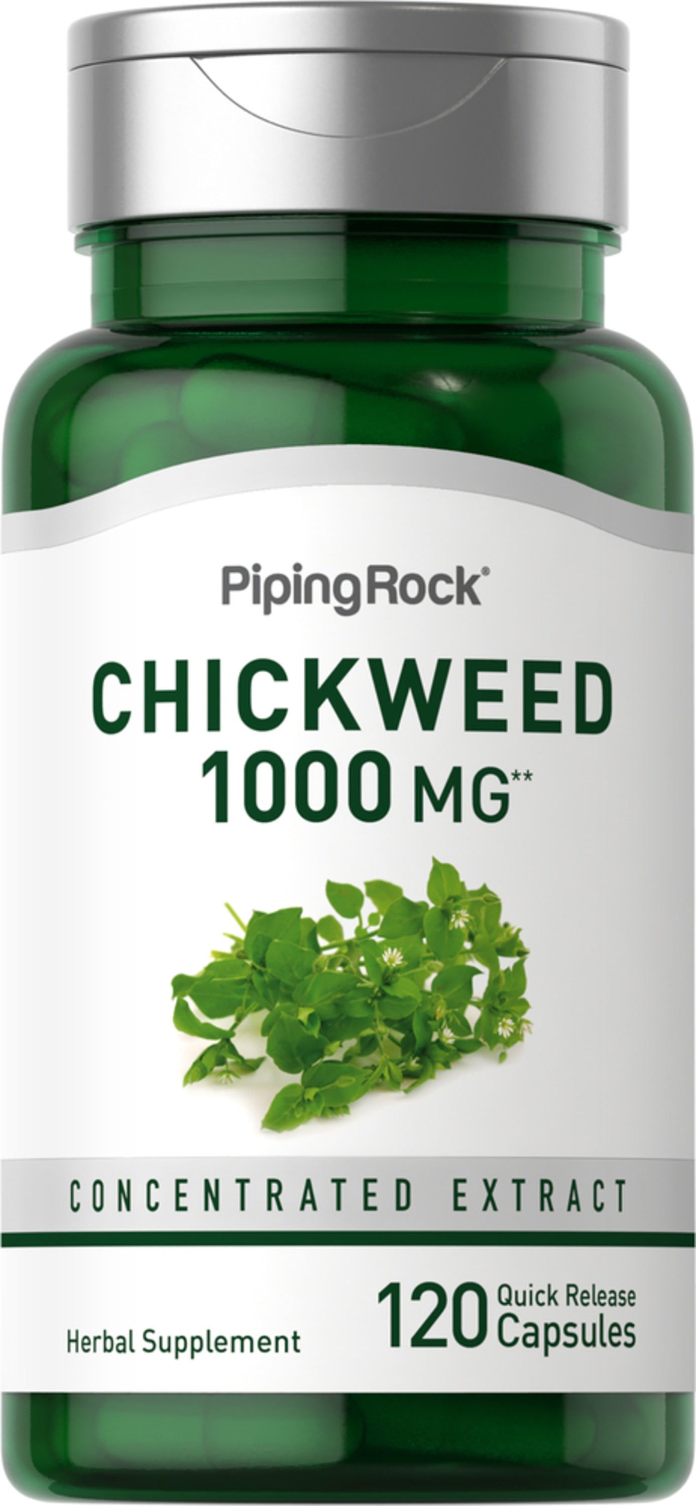 Chickweed, 1000 mg, 120 Quick Release Capsules