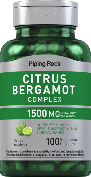 Citrus Bergamot Complex, 1500 mg (per serving), 100 Vegetarian Capsules