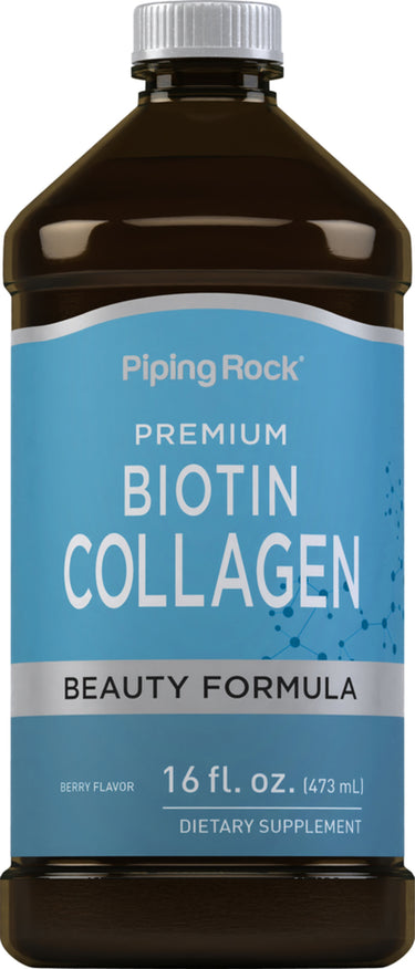 Collagen Biotin Liquid, 16 fl oz (473 mL) Bottle