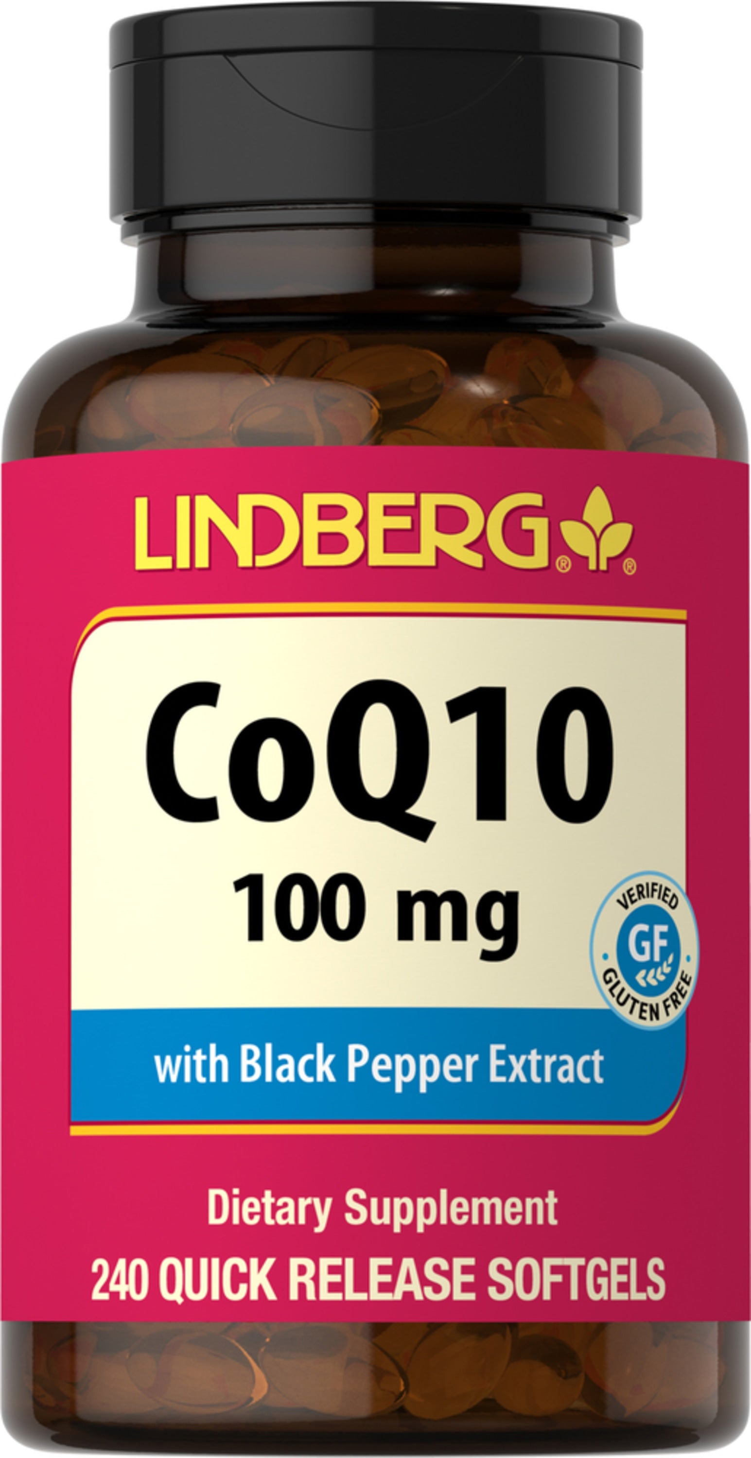 CoQ10, 100 mg, 240 Quick Release Softgels