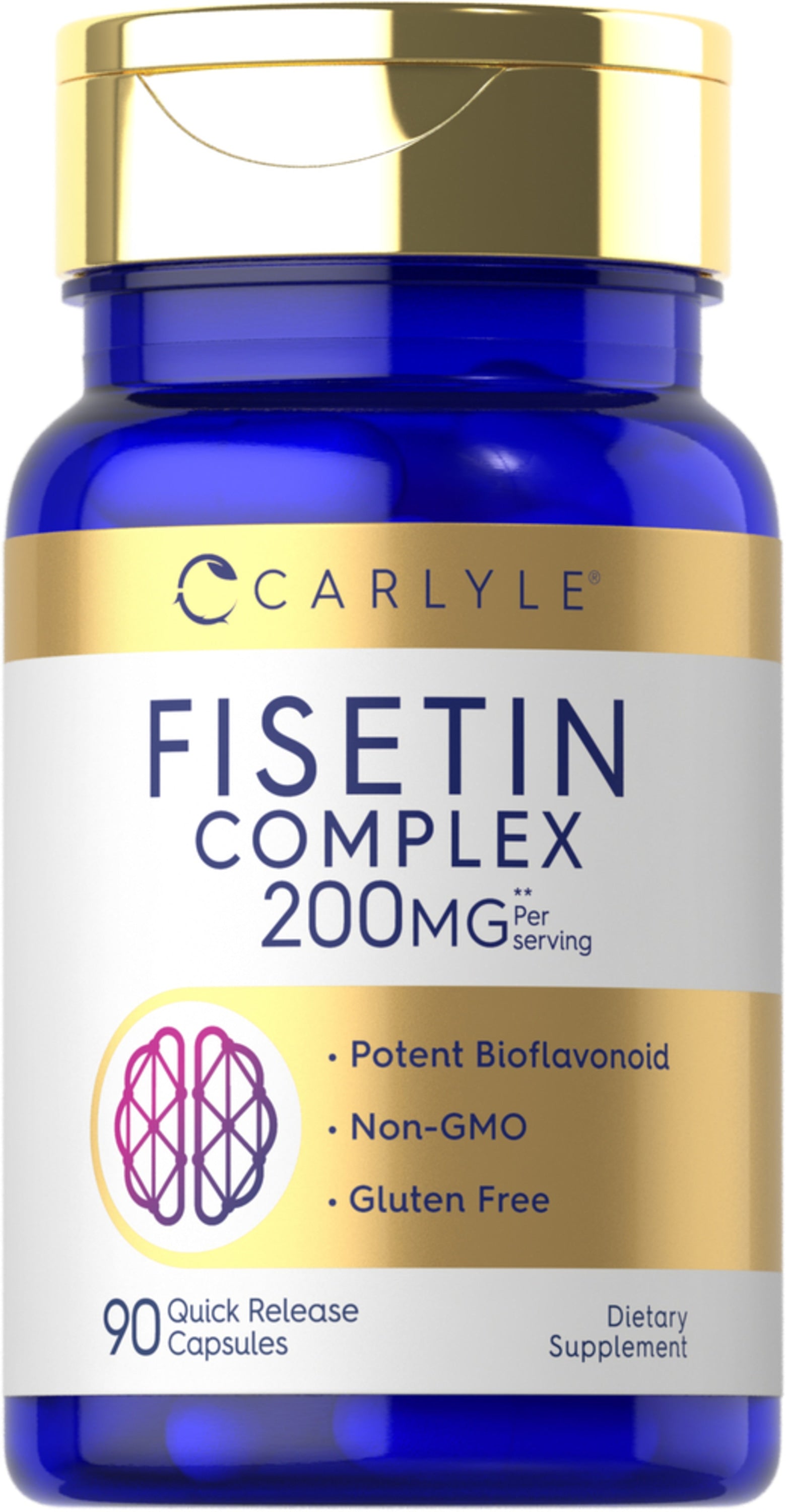 Fisetin Complex, 200 mg (per serving), 90 Quick Release Capsules