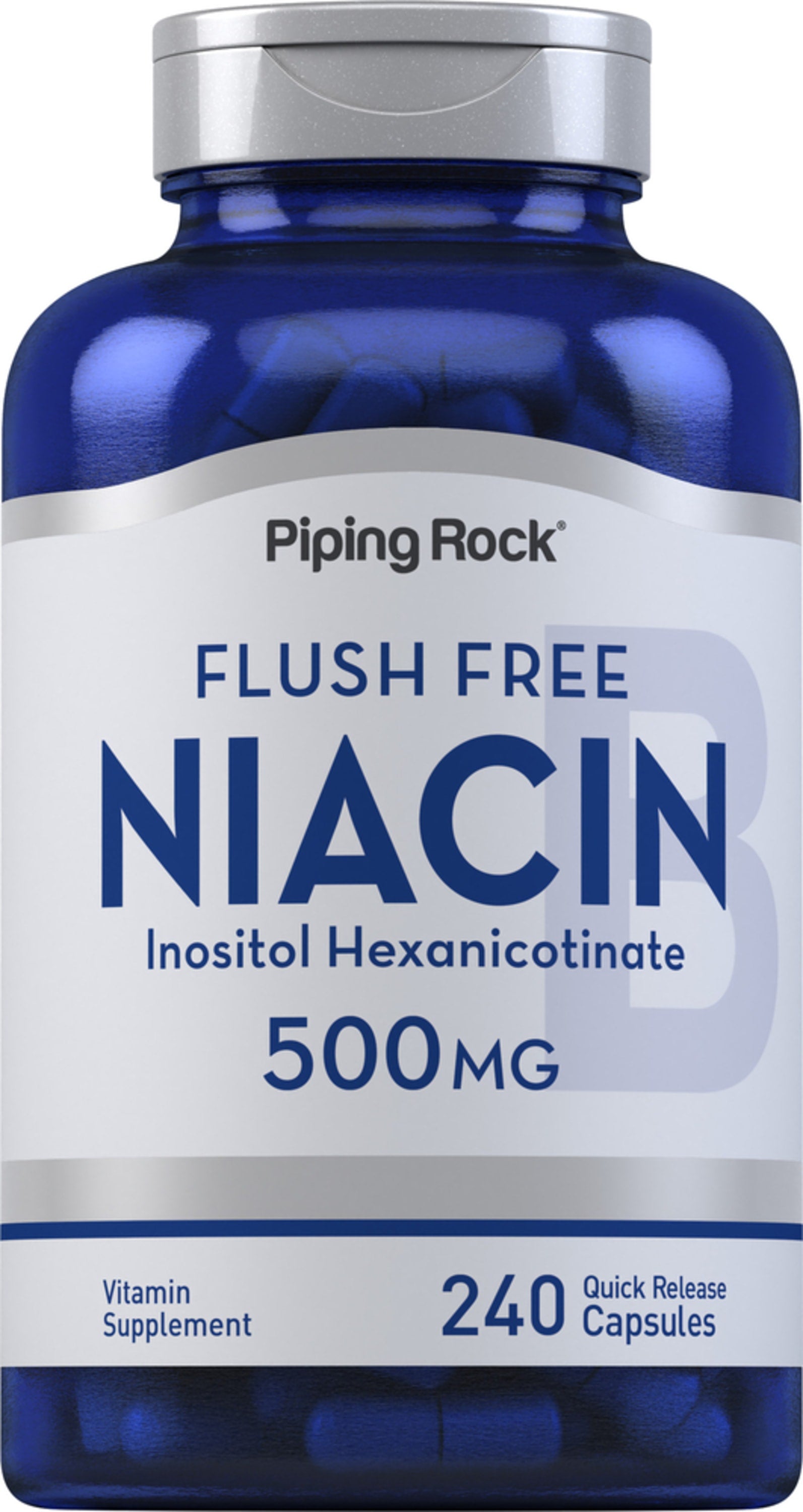 Flush Free Niacin, 500 mg, 240 Quick Release Capsules