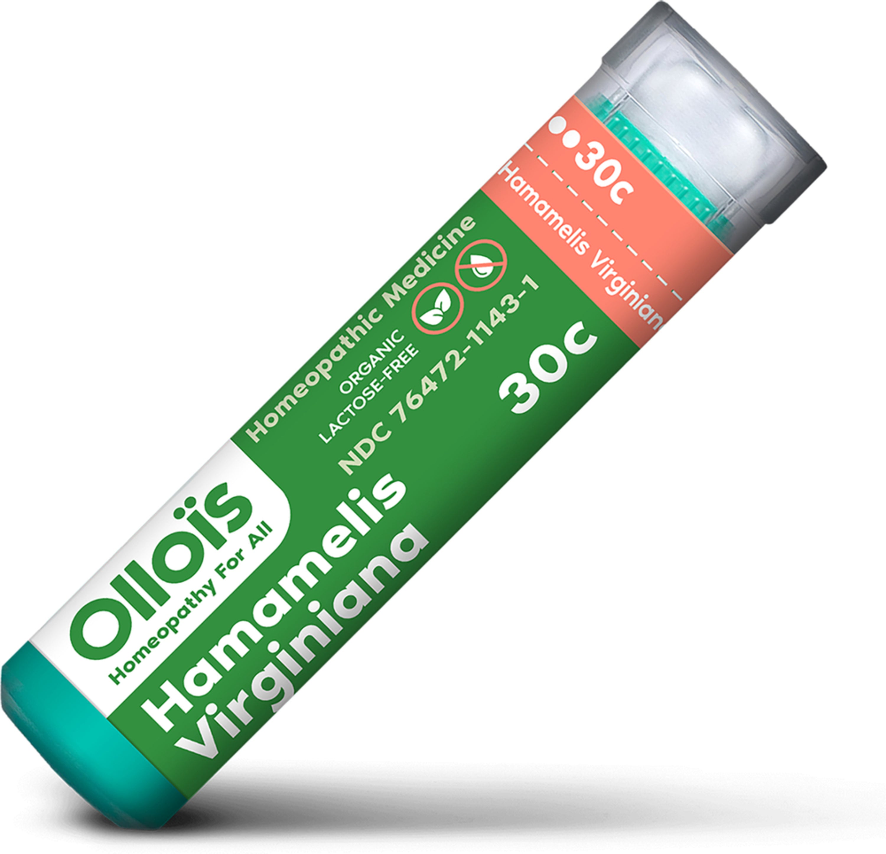 Hamamelis Virginiana 30c Homeopathic Formula for Hemorrhoids & Varicose Veins, 80 Pellets