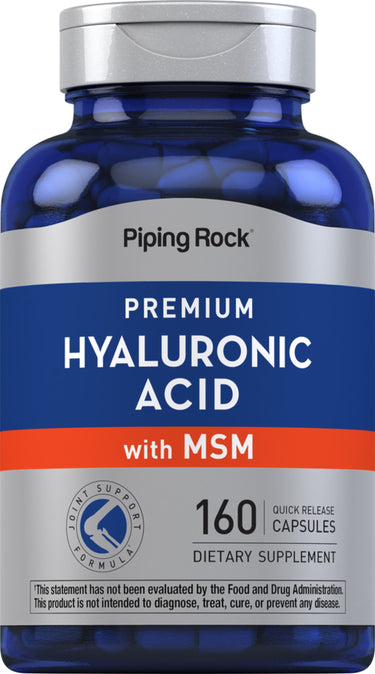 Hyaluronic Acid with MSM, 160 Quick Release Capsules