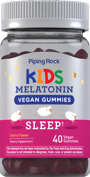 Kids Sleep Melatonin (Cherry), 40 Vegan Gummies