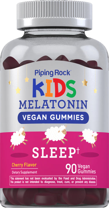 Kids Sleep Melatonin (Cherry), 90 Vegan Gummies