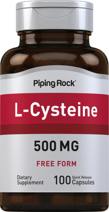 L-Cysteine, 500 mg, 100 Quick Release Capsules