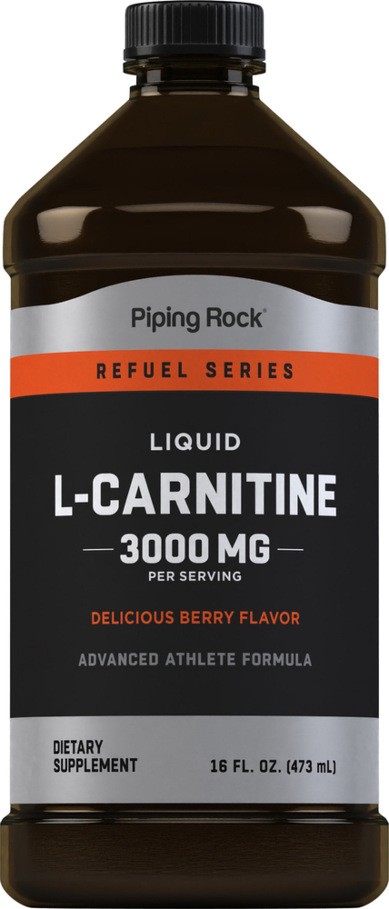 Liquid L-Carnitine (Berry), 3000 mg (per serving), 16 fl oz (473 mL) Bottle