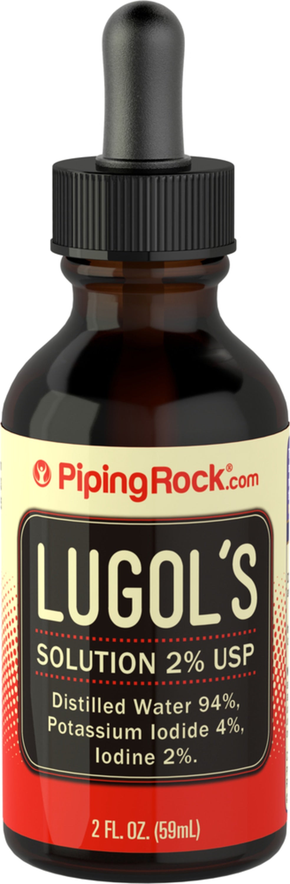 Lugol's Iodine (2%) Solution, 2 fl oz (59 mL) Dropper Bottle