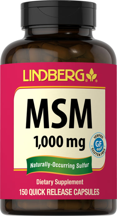 MSM, 1000 mg, 150 Quick Release Capsules