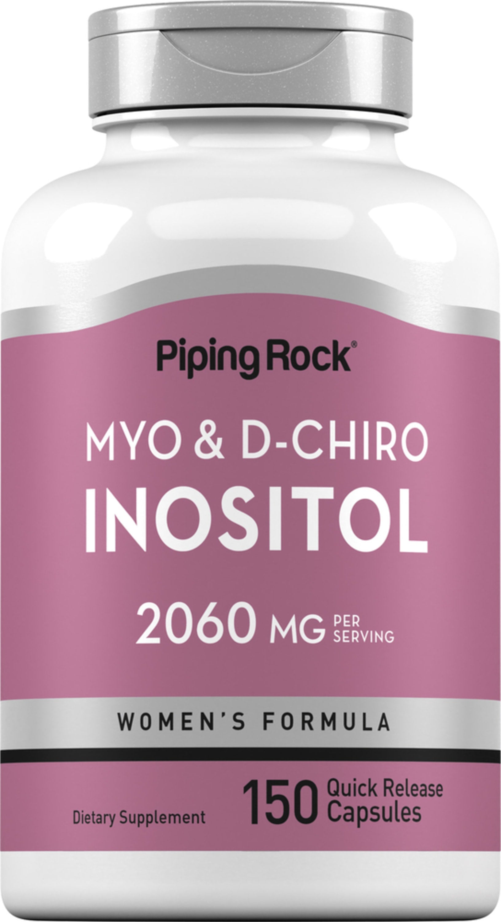 Myo & D-Chiro Inositol for Women, 2060 mg (per serving), 150 Quick Release Capsules