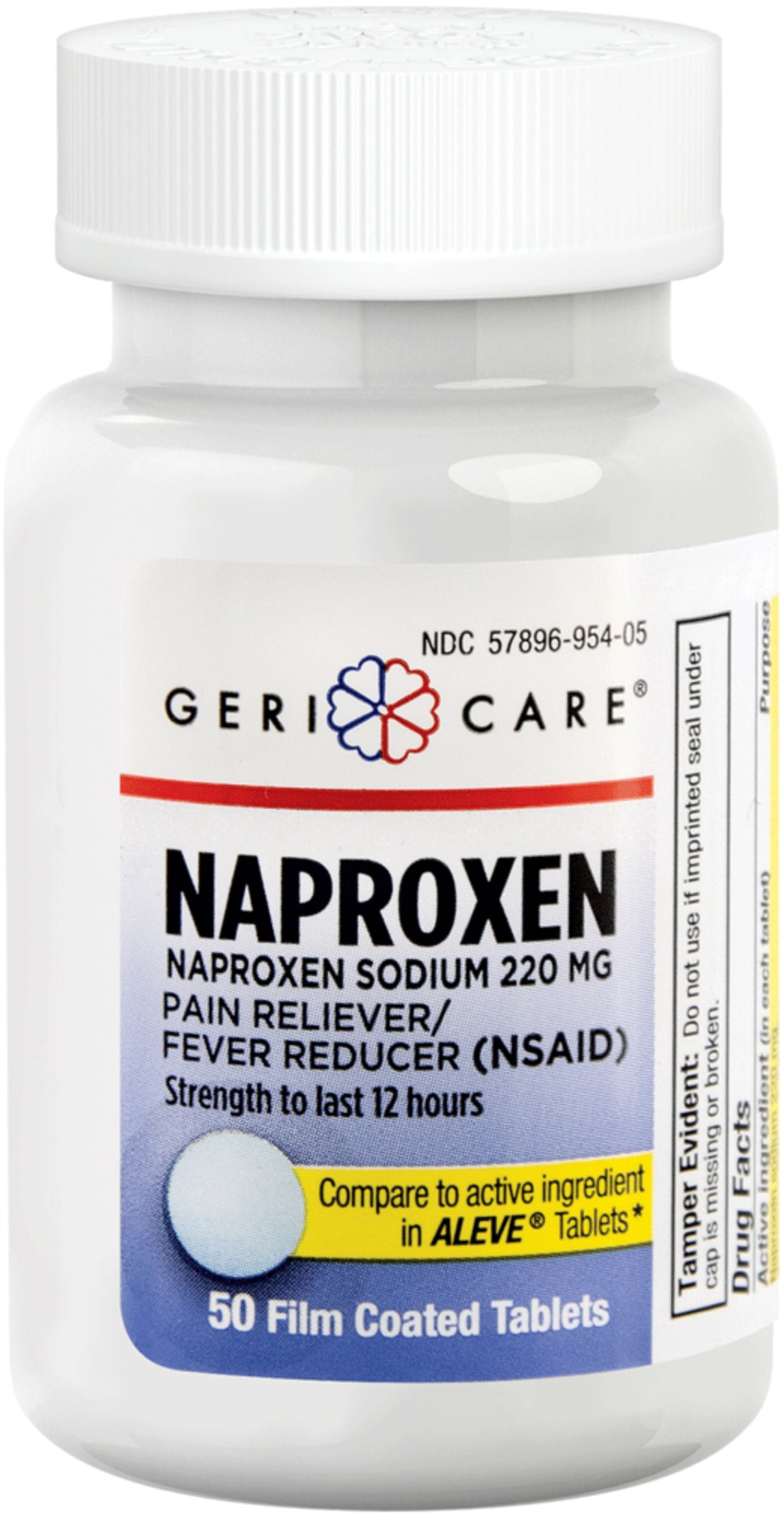 Naproxen Sodium 220 mg, Compare to Aleve , 50 Coated Tablets