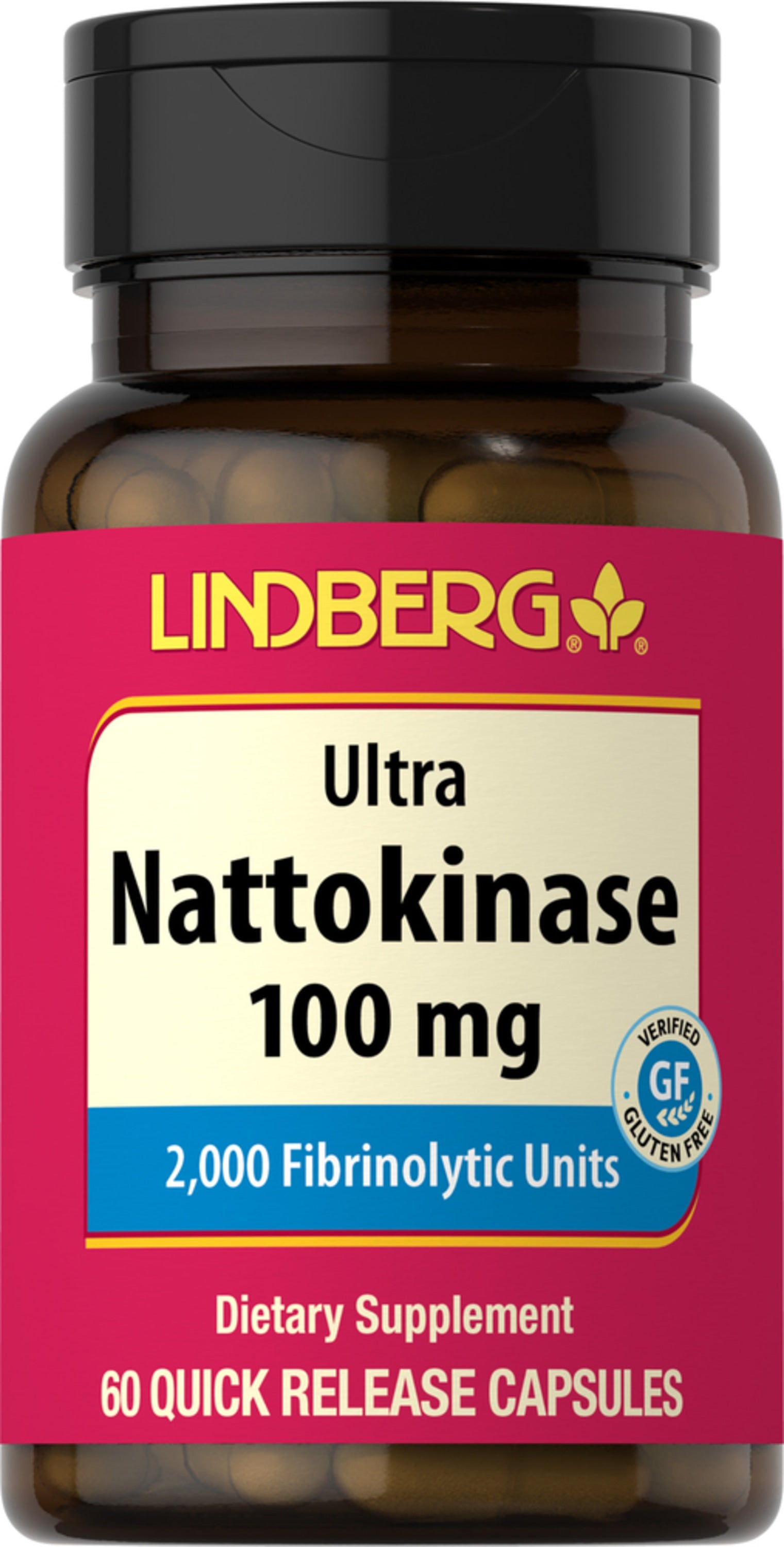 Nattokinase (2,000 FU), 100 mg, 60 Quick Release Capsules