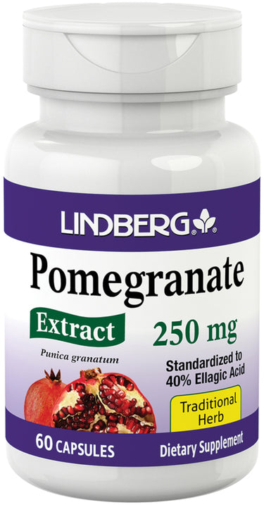 Pomegranate Standardized Extract, 250 mg, 60 Capsules