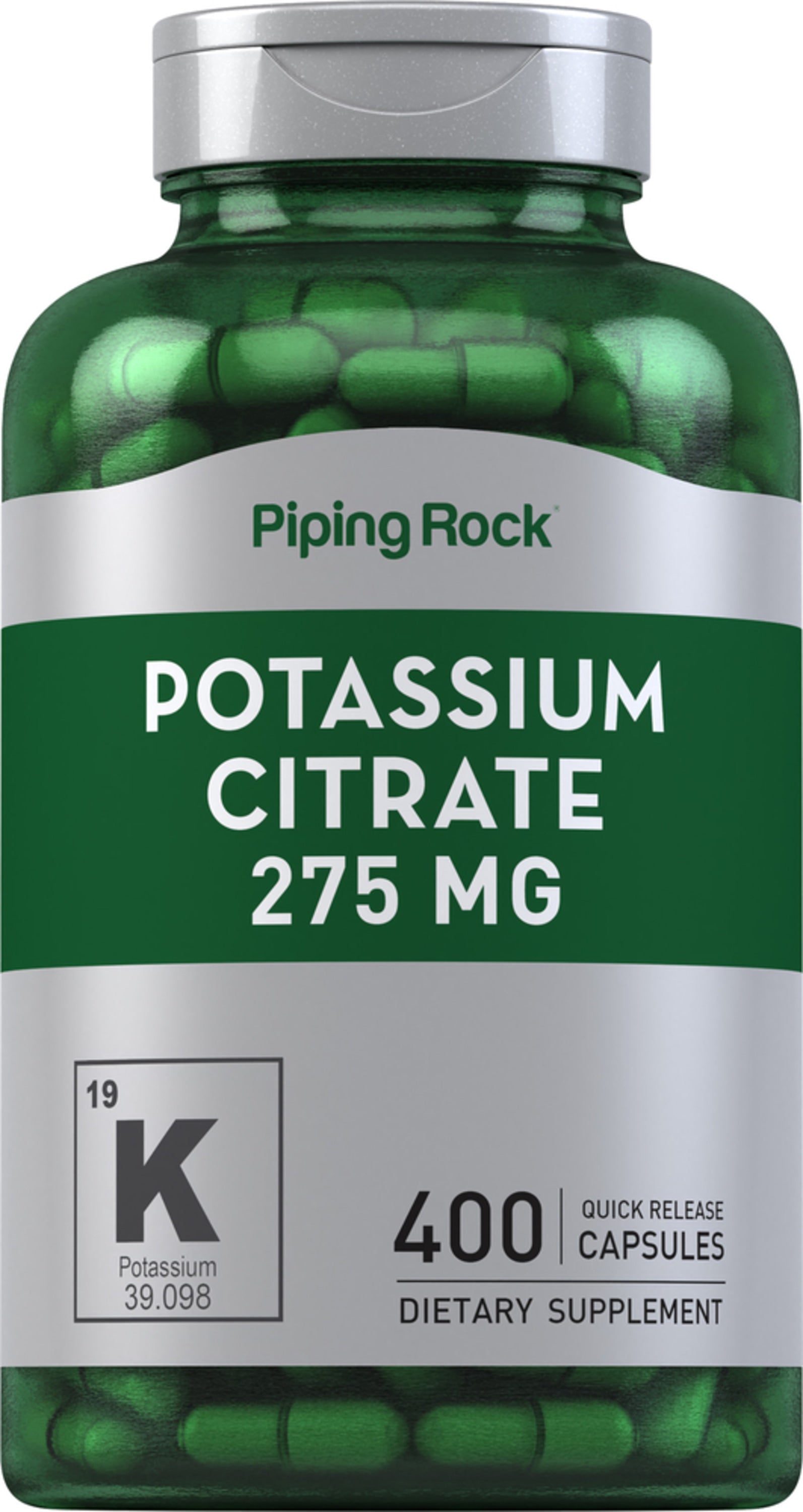 Potassium Citrate, 275 mg, 400 Quick Release Capsules