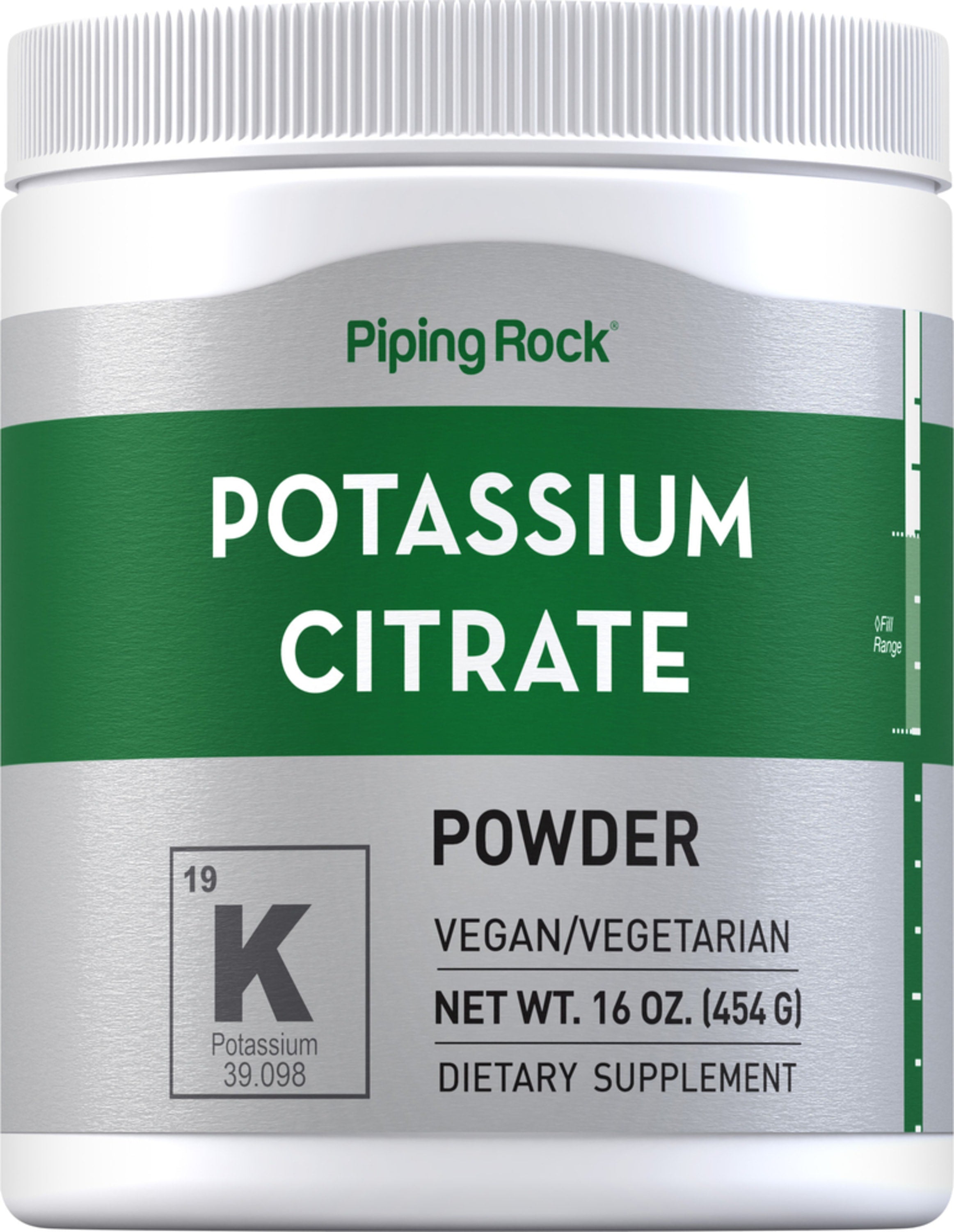 Potassium Citrate Powder, 16 oz (454 g) Bottle