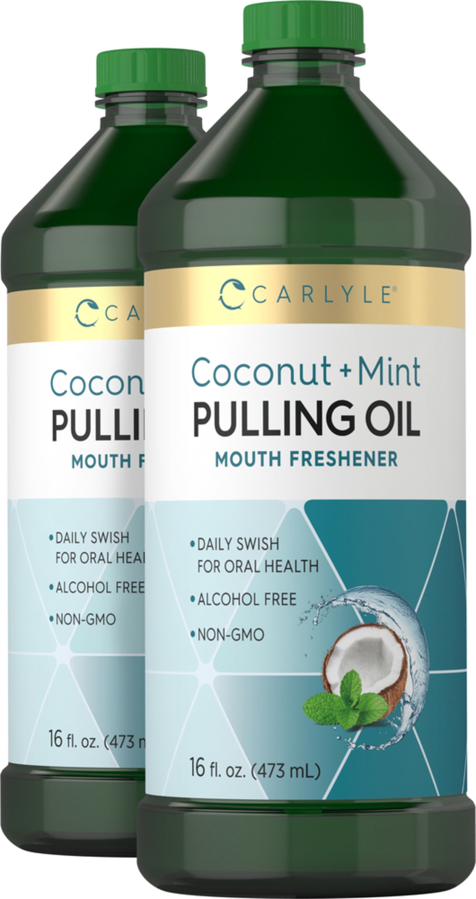 Pulling Oil (Coconut + Mint) 16 oz (473 mL) Bottle