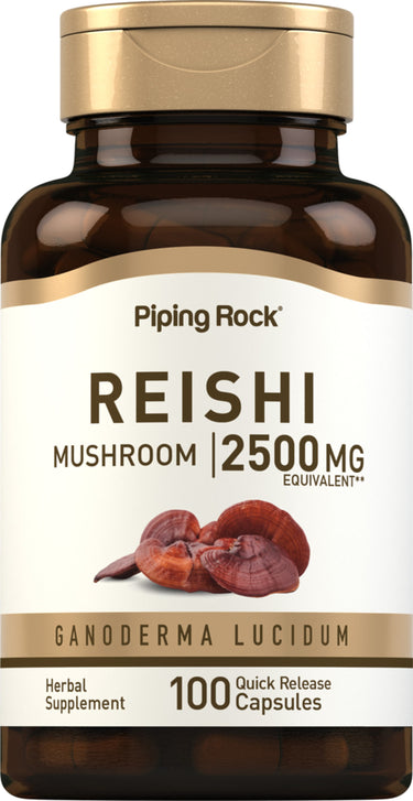 Reishi Mushroom, 2500 mg, 100 Quick Release Capsules