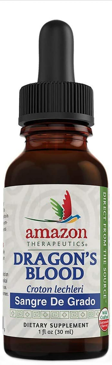 Sangre De Grado Dragon's Blood Liquid Extract, 1 fl oz (30 mL) Dropper Bottle