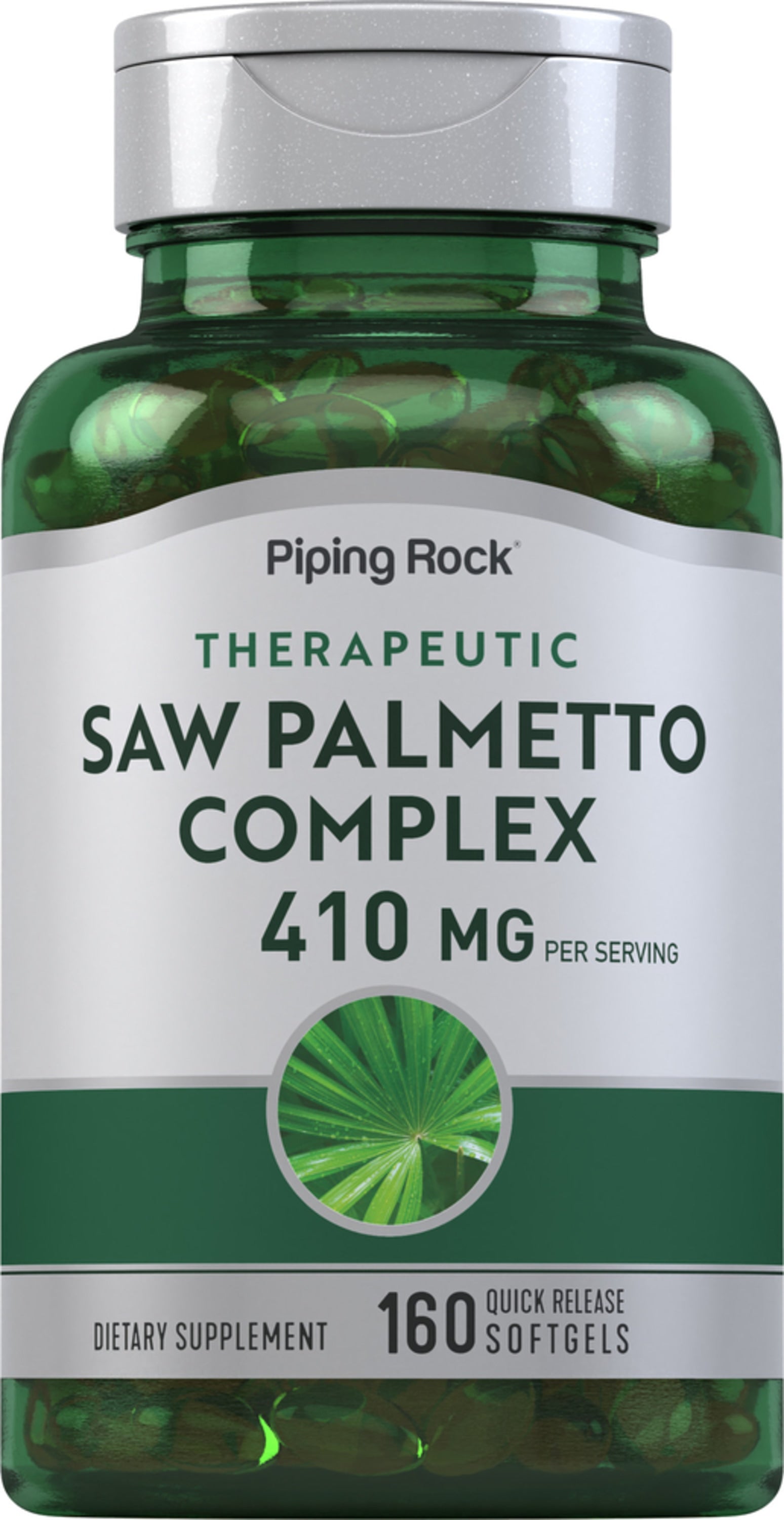 Saw Palmetto, 410 mg (per serving), 160 Quick Release Capsules