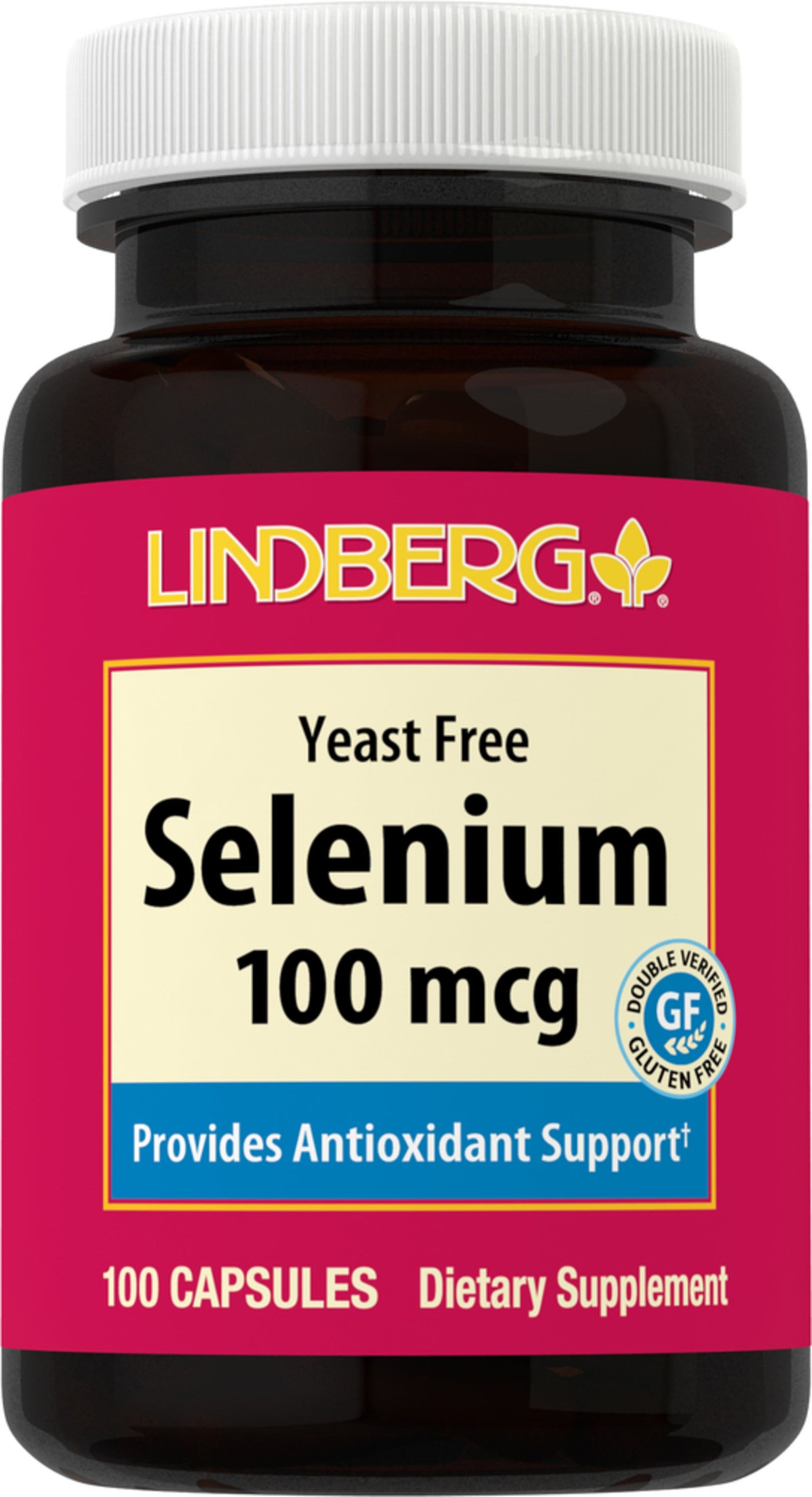 Selenium (Yeast Free), 100 mcg, 100 Capsules