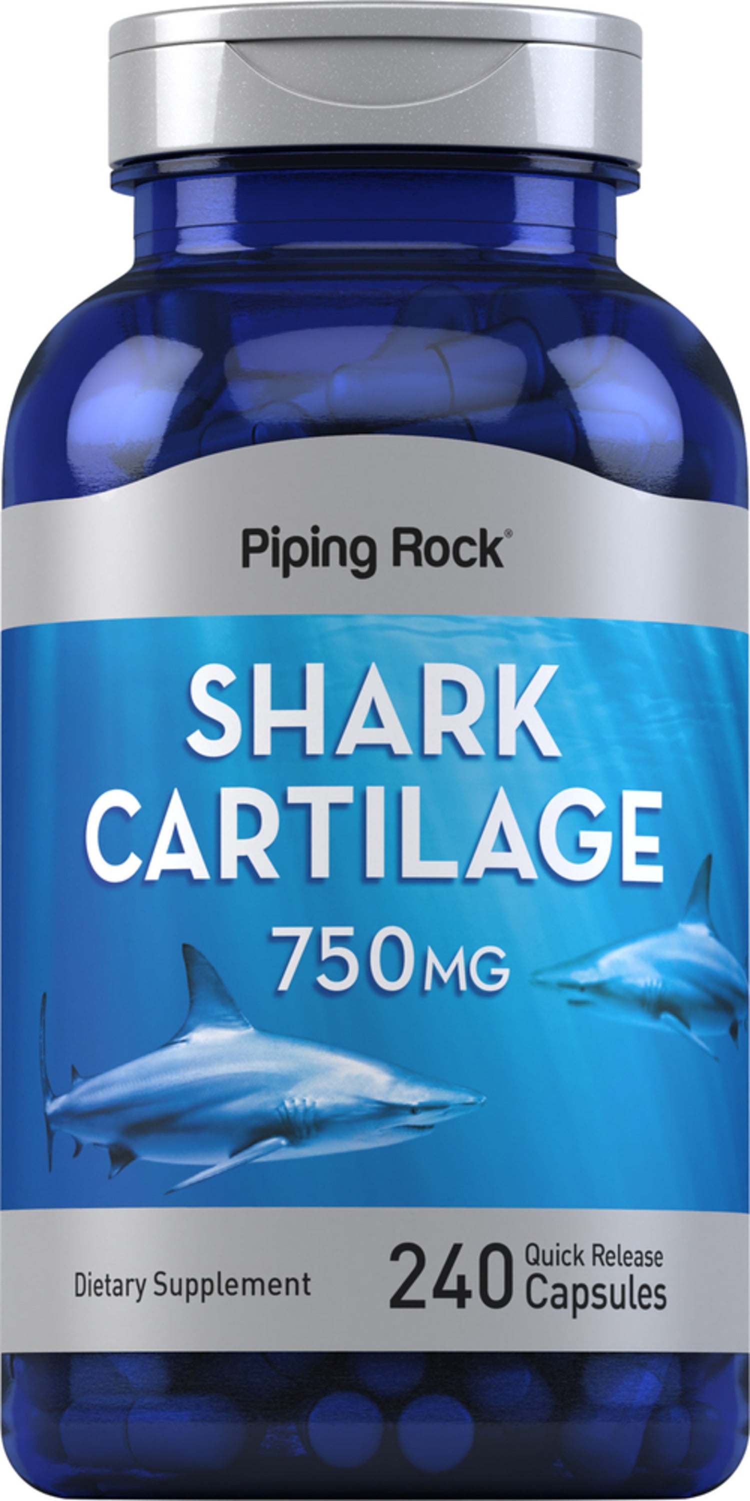 Shark Cartilage, 750 mg, 240 Quick Release Capsules