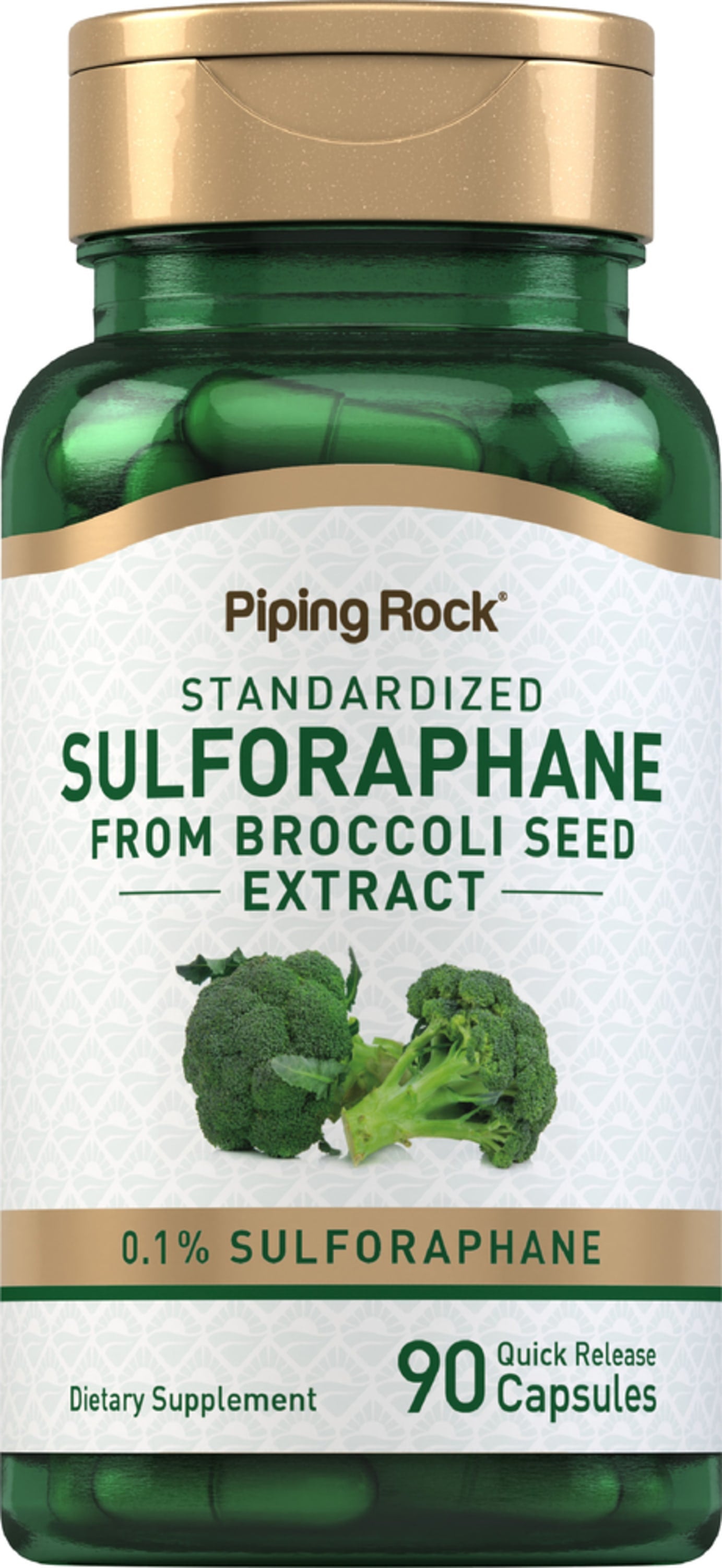 Sulforaphane (From Broccoli), 90 Quick Release Capsules