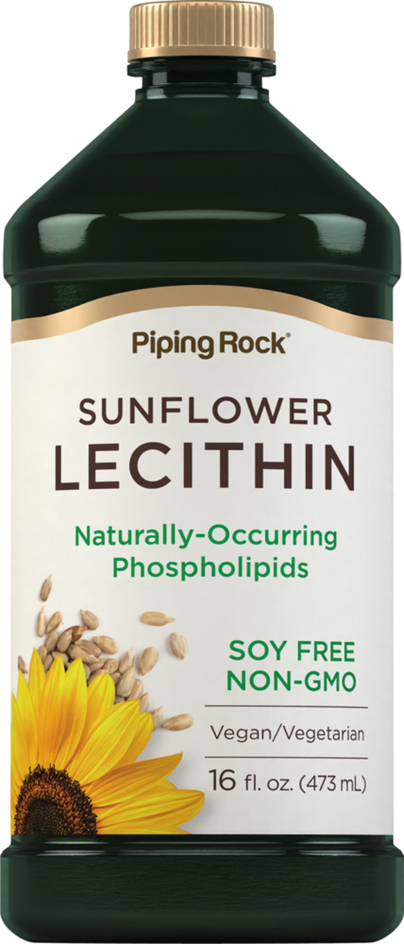 Sunflower Liquid Lecithin, 16 fl oz (473 mL) Bottle