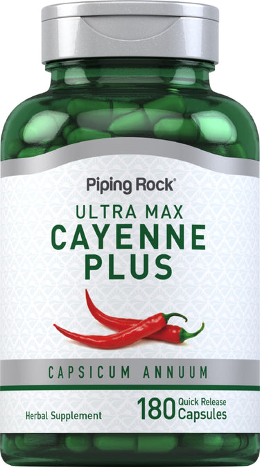 Ultra Max Cayenne Plus, 180 Quick Release Capsules