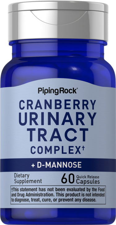 Urinary Tract Complex + D-Mannose & Cranberry, 60 Quick Release Capsules