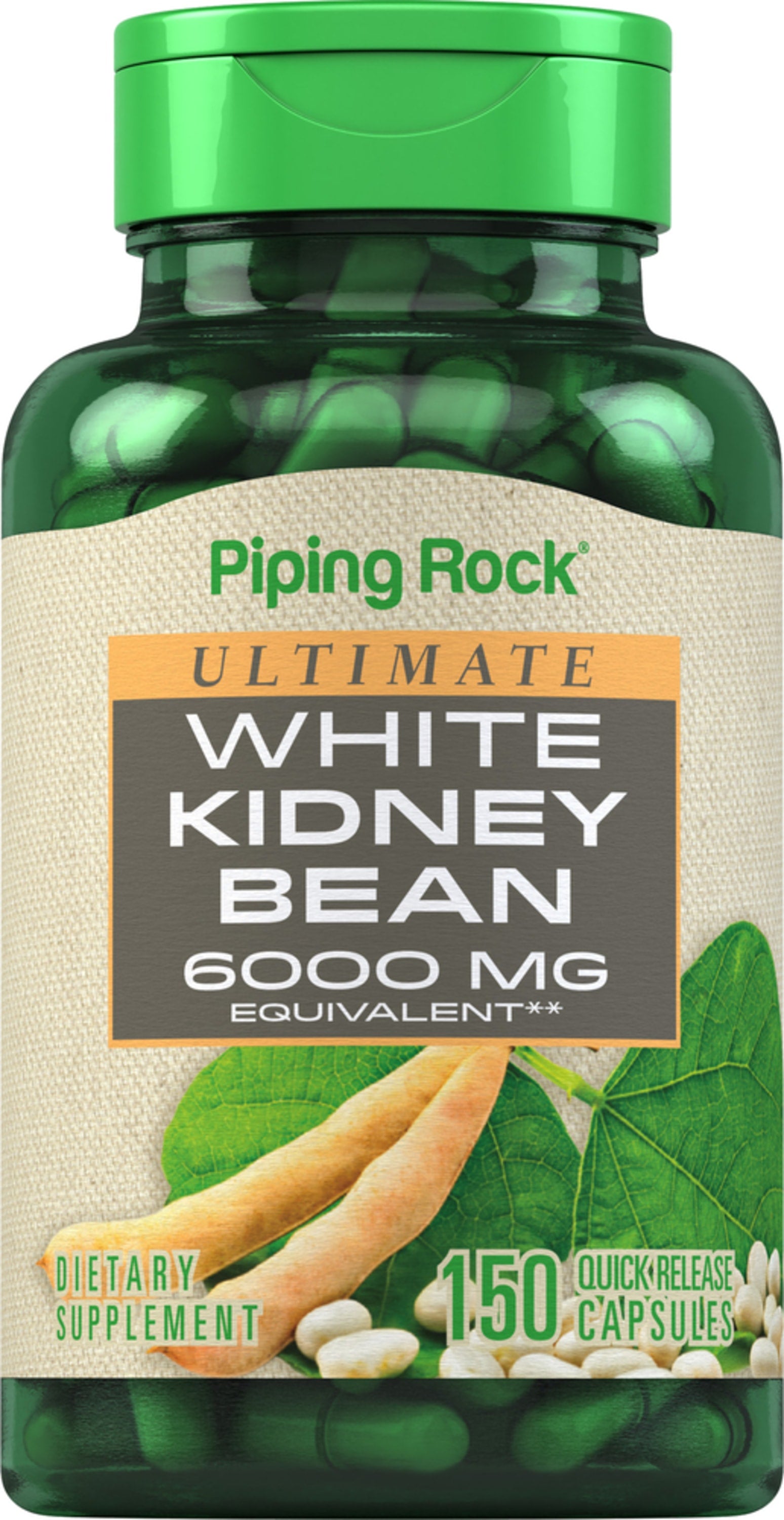 White Kidney Bean, 6000 mg, 150 Quick Release Capsules