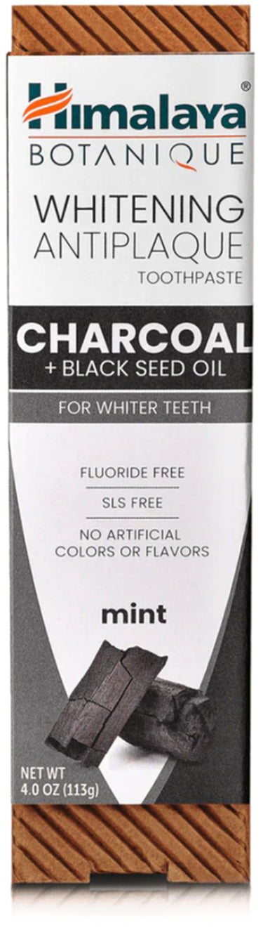 Whitening Antiplaque Charocal + Black Seed Oil Toothpaste (Mint), 4.0 OZ (113 g) Tube