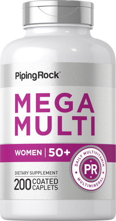 Women's Mega Multi 50 Plus, 200 Coated Caplets