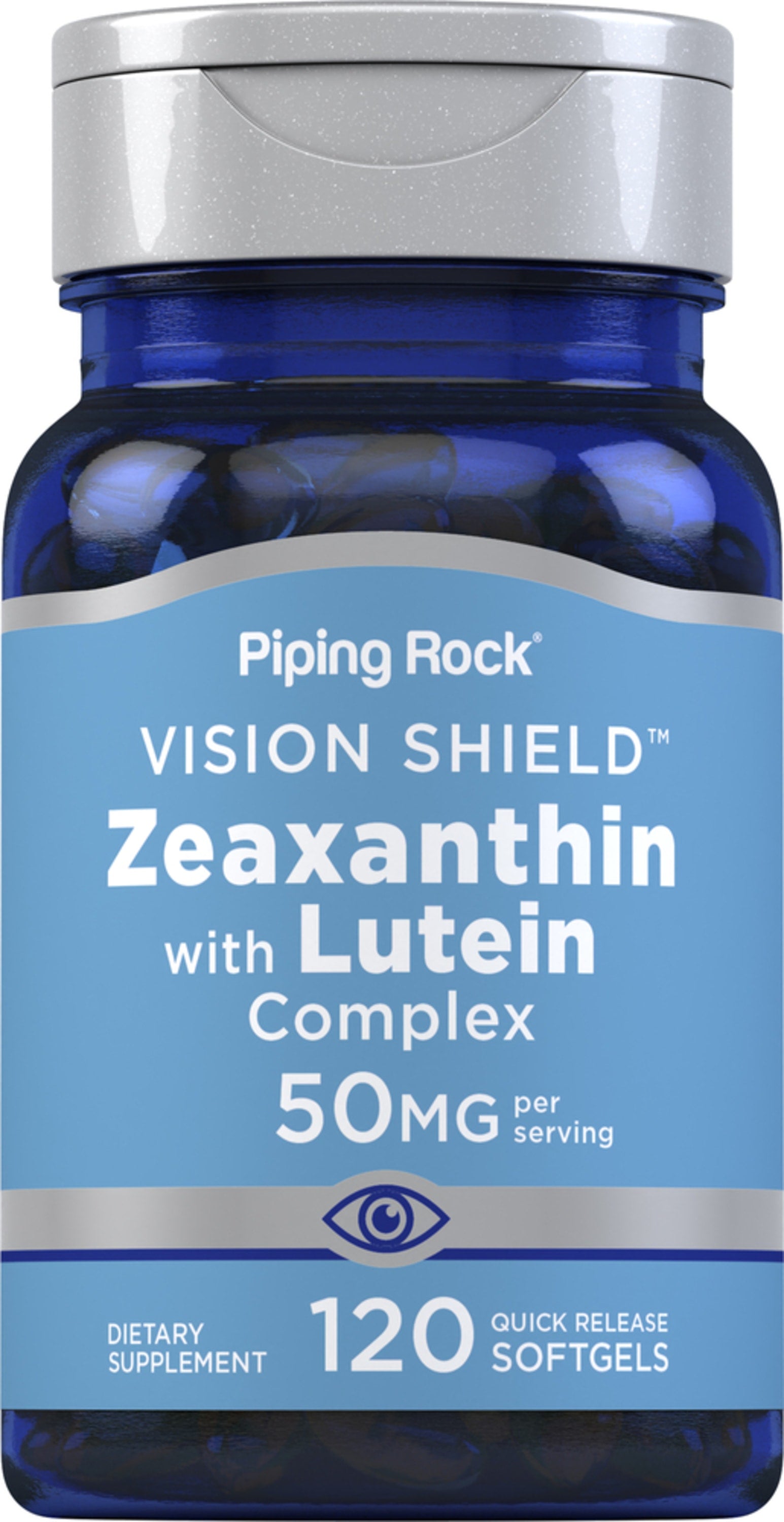 Zeaxanthin with Lutein Complex, 50 mg (per serving), 120 Quick Release Softgels